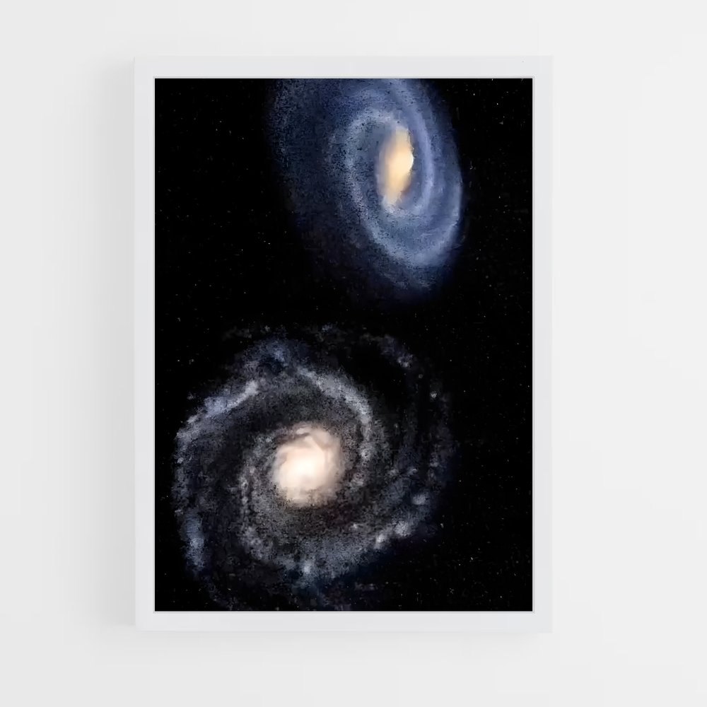 Poster La Voie Lactée et Andromède (vue 3)